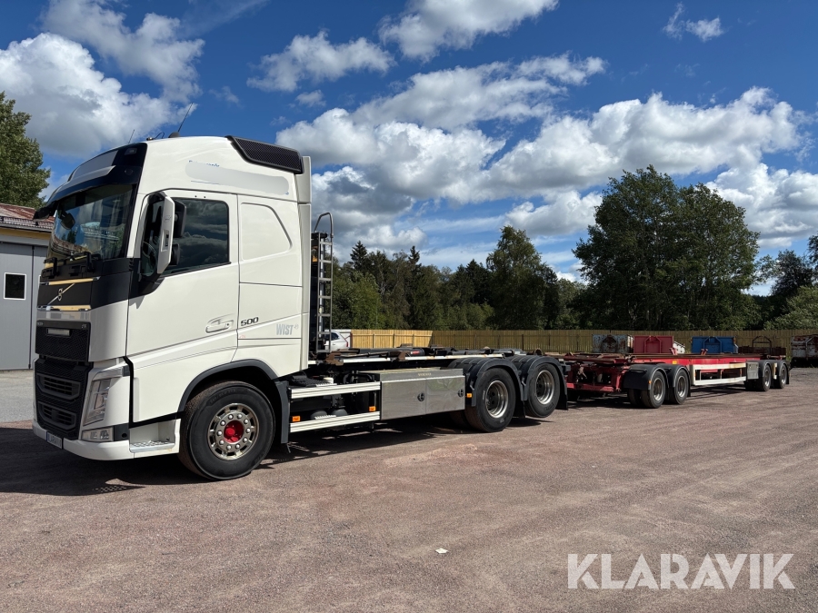Lastväxlare / ekipage Volvo FH500 6x2 med kilafors släp