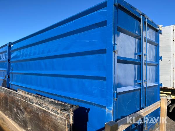 Lastväxlarcontainer flisburk Cmt 40m3