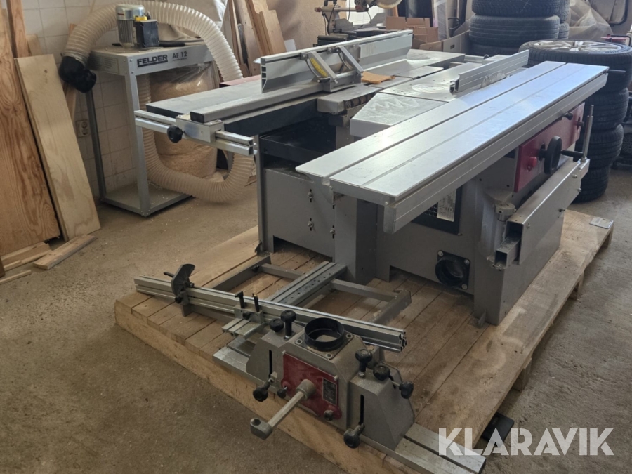 Kombimaskin Rikt & planhyvel Hammer C3 41 Dammsugare Felder