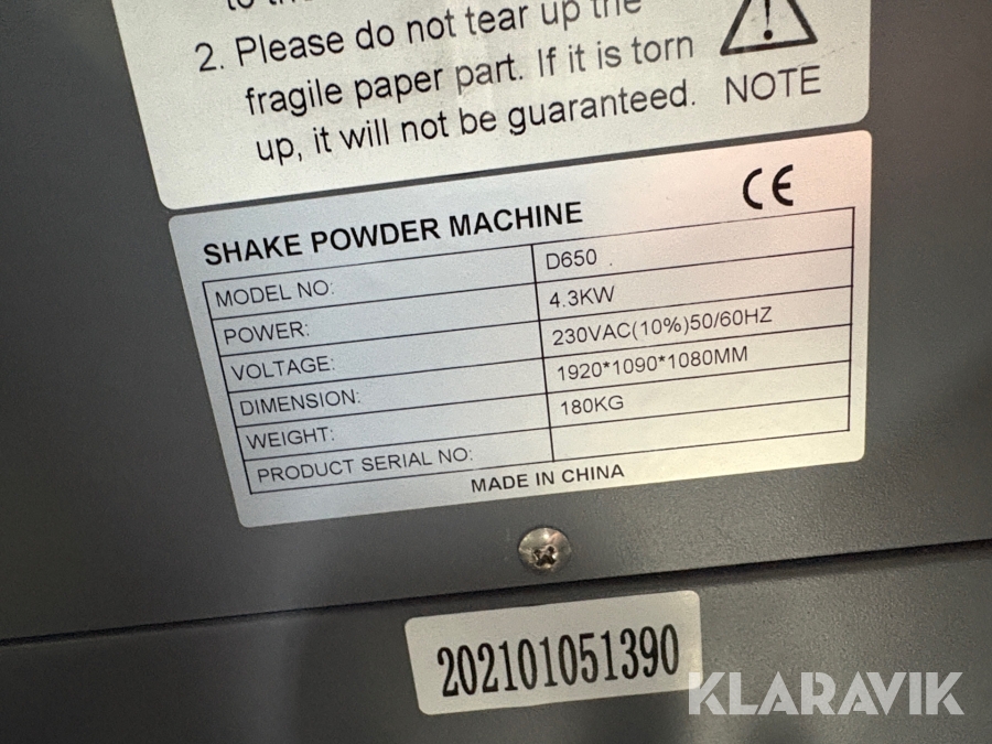 DTF Printer med Ugn & Shaker