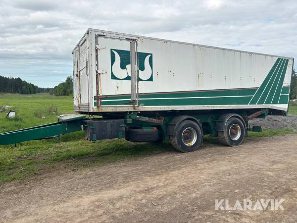 Djurtransportsläp Bure LB 16P med snabblås