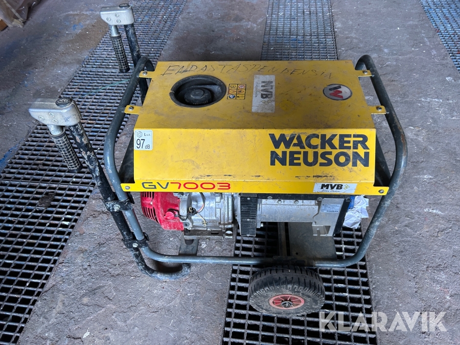 Generator Wacker Neuson GV 7003A