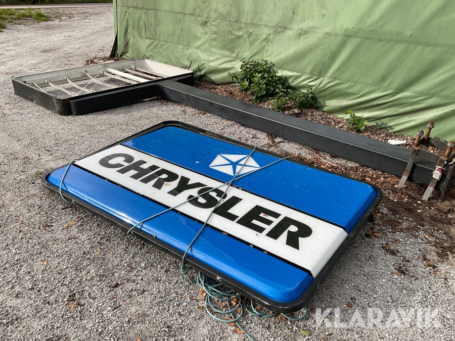 Reklamskylt Chrysler