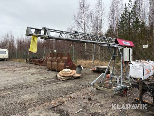 Belysningsmast Conlight 12 på hjul med elcentral