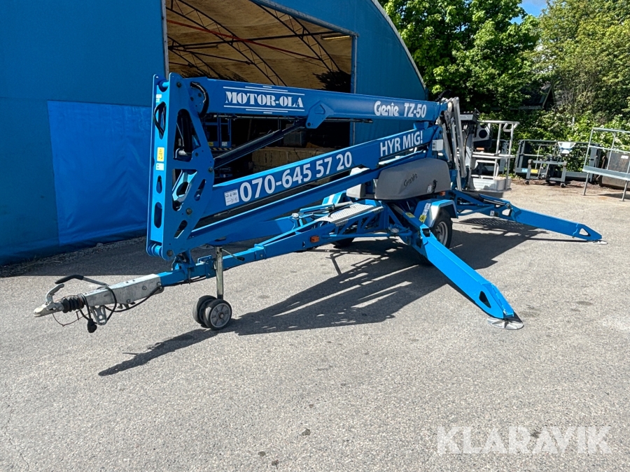 Släpvagnslift Genie TZ-50 hybrid