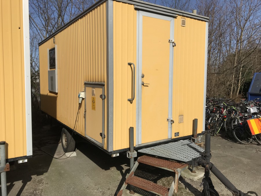 Personalvagn Manskapsvagn Valla-Vagnen TRV4 med toalett