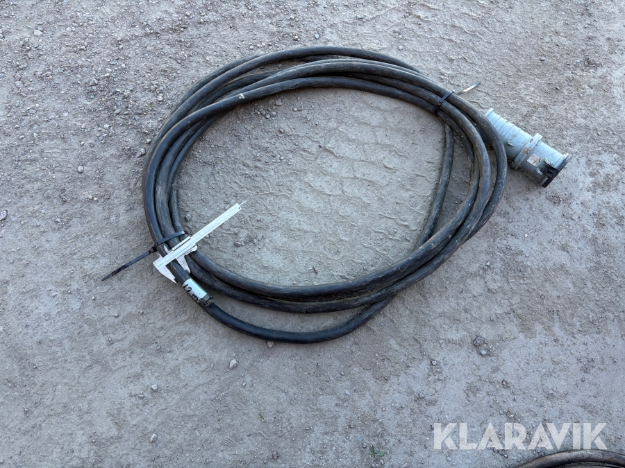 Gummikabel/skarvkabel 12 m