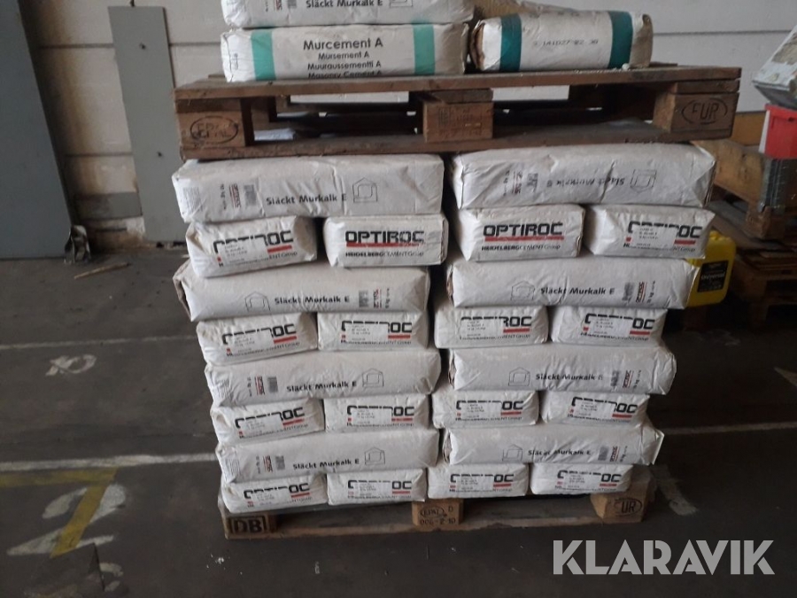 Släckt murkalk Optiroc 48 säckar