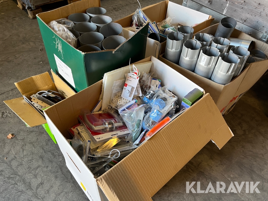 Diverse byggmaterial på pall 2st