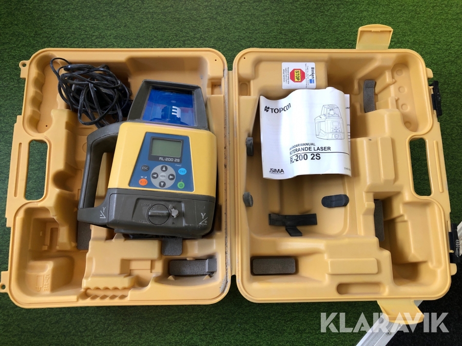 2 - falls laser Topcon RL-200 2S