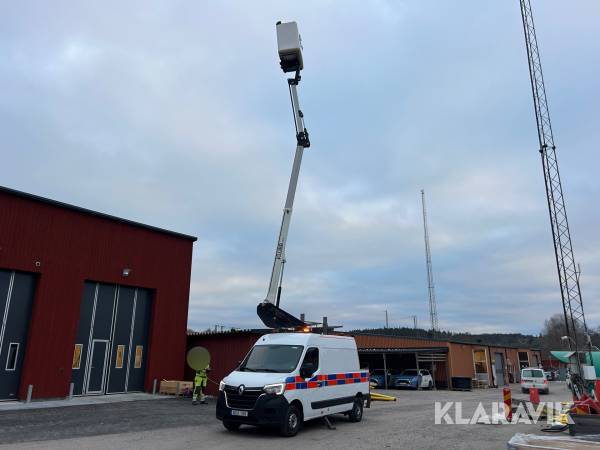 Skåpbil Renault Master 3,5T 2,3 dCi med personlift
