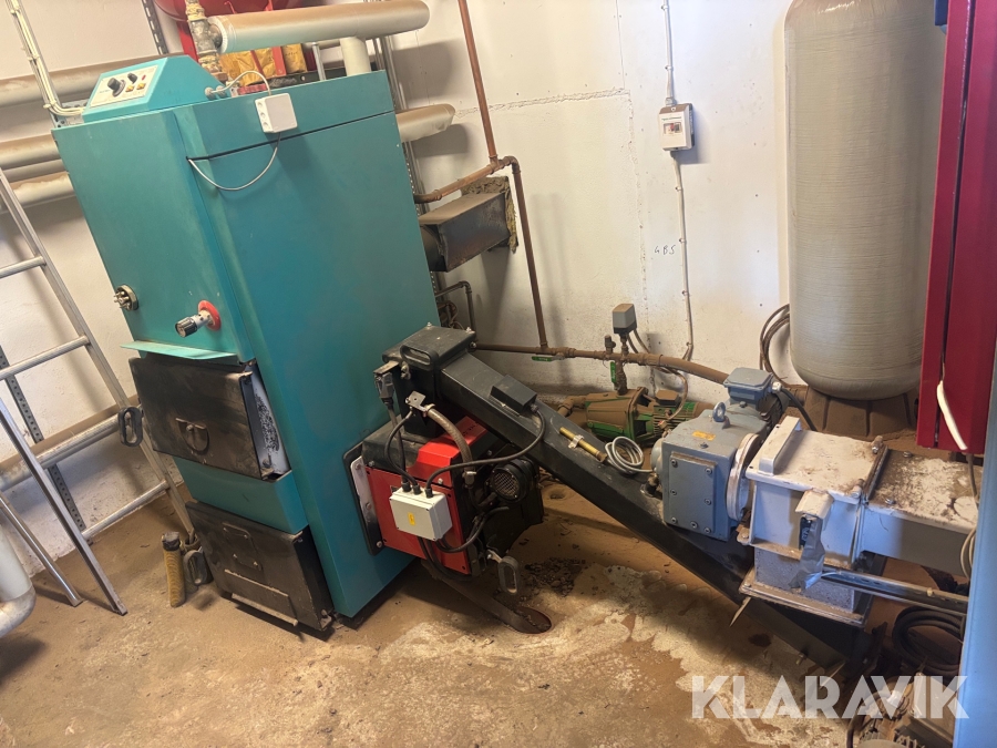 Flisanläggning GOTFire Värmesystem 40kW