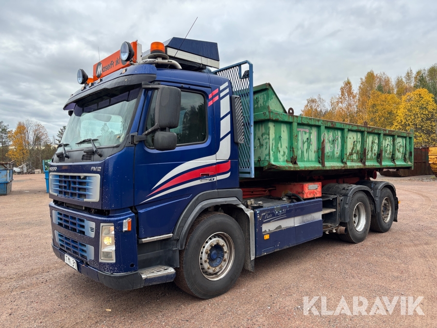 Lastväxlare Volvo FM12 420 6x2 Laxo Snabbfäste + flak