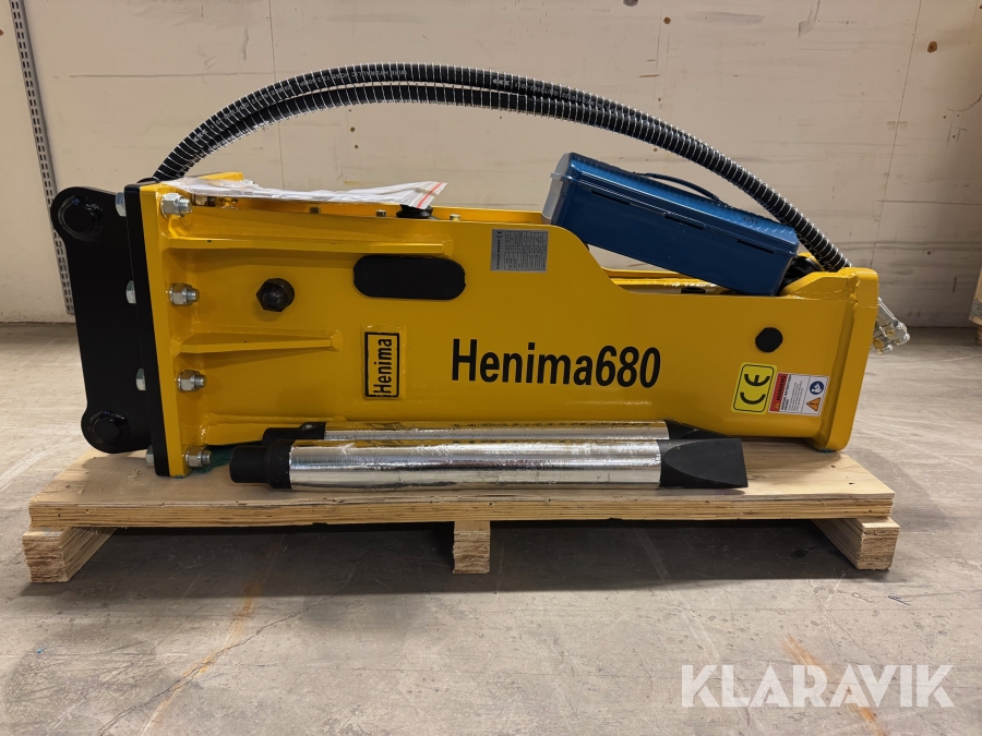 Hydraulhammare Henima 680 S40 Ny med garanti