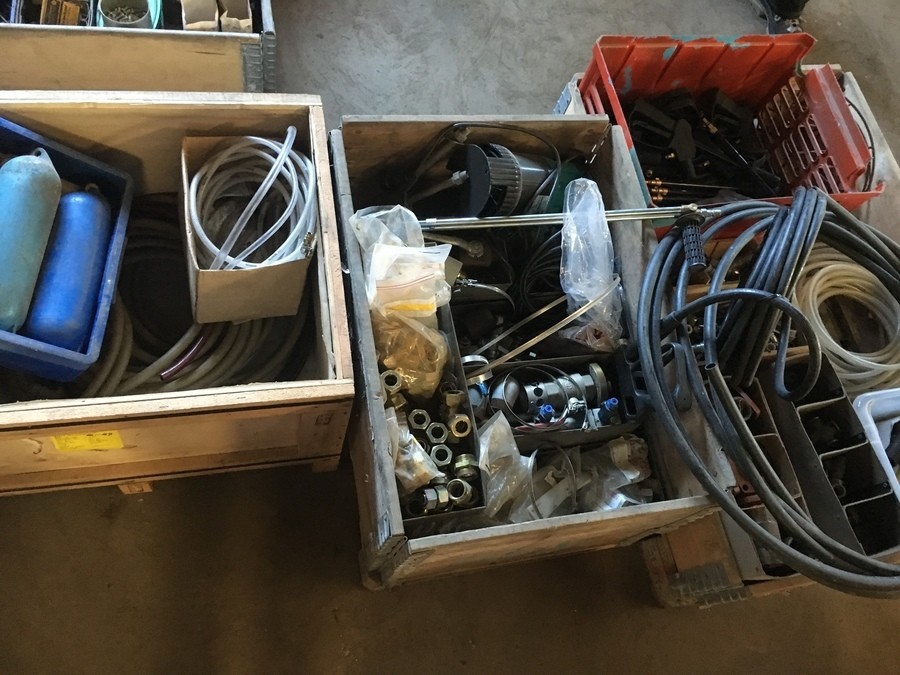 Diverse vvs kopplingar, högtryckstillbehör mm.