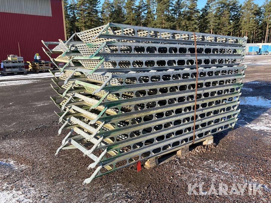 Trapplöp Haki TPRS 2,0 Galv, 9 steg / TPRS 1,5 Galv, 7 steg 20 st