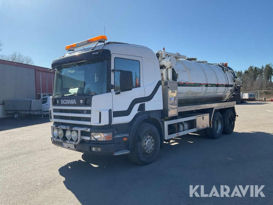 Spolbil/slambil Scania P124