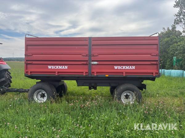 Tippvagn Weckman M 110 med broms