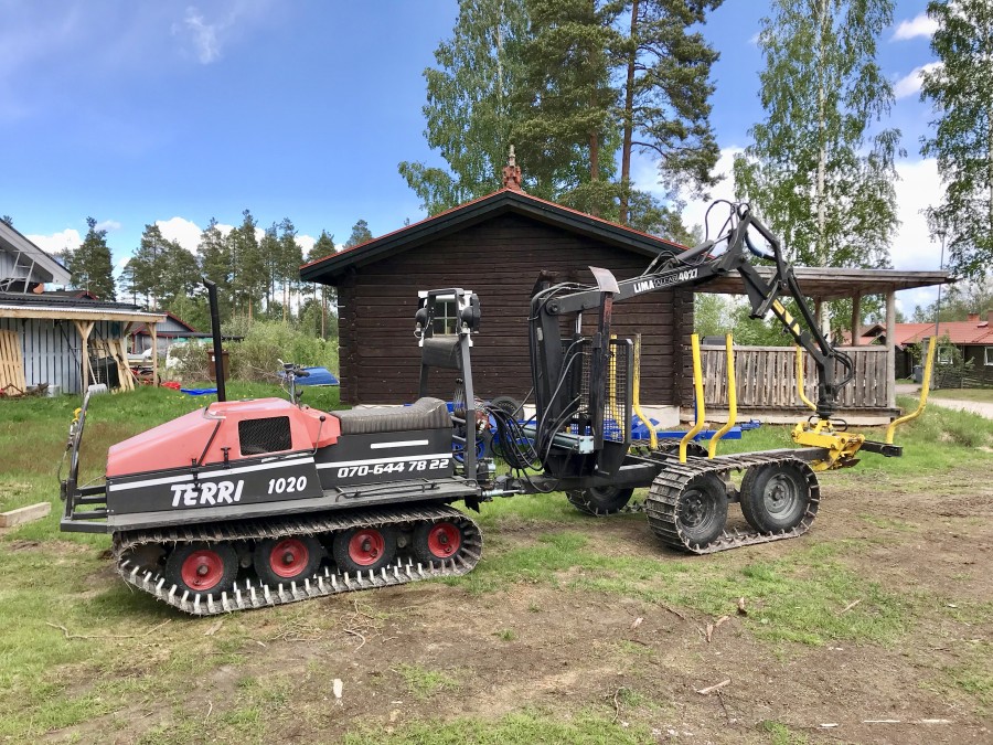 Skotare Terri 1020 med transportvagn