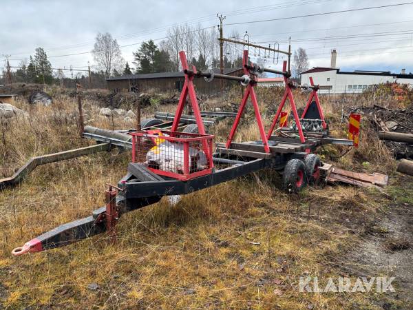 Trumvagn med kabelplog