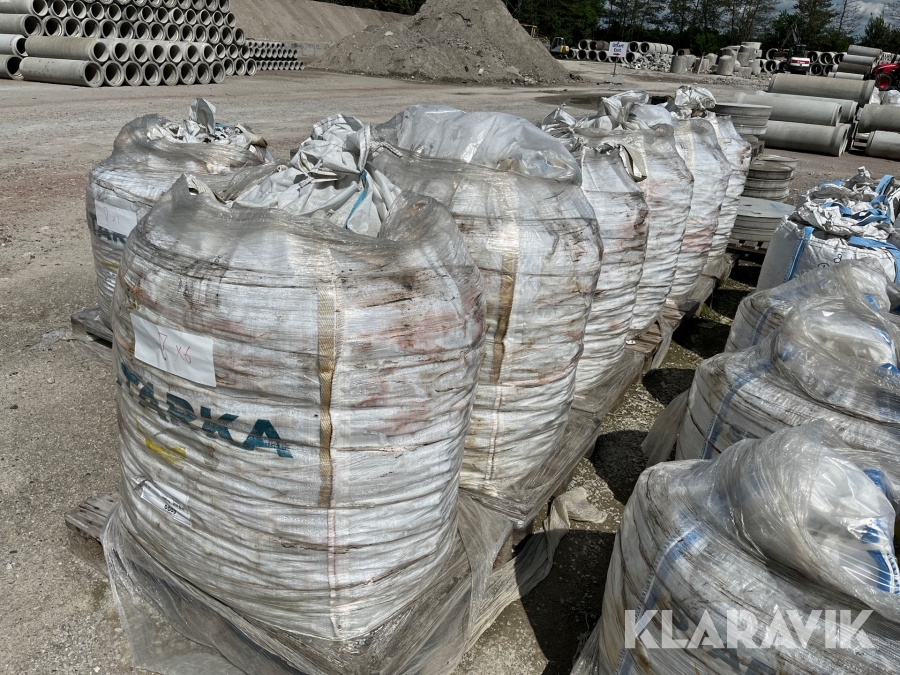 Dekorsten Starka Sjösten 32-64 svart/vit 6 pallar