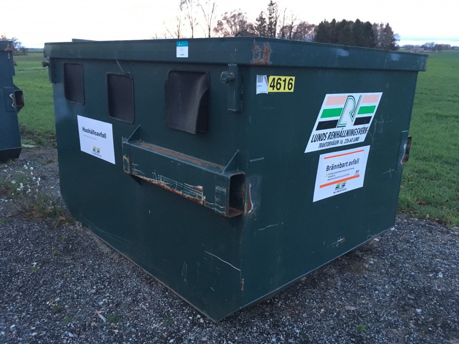 Container 4m3 Liftdumper/Frontlastare