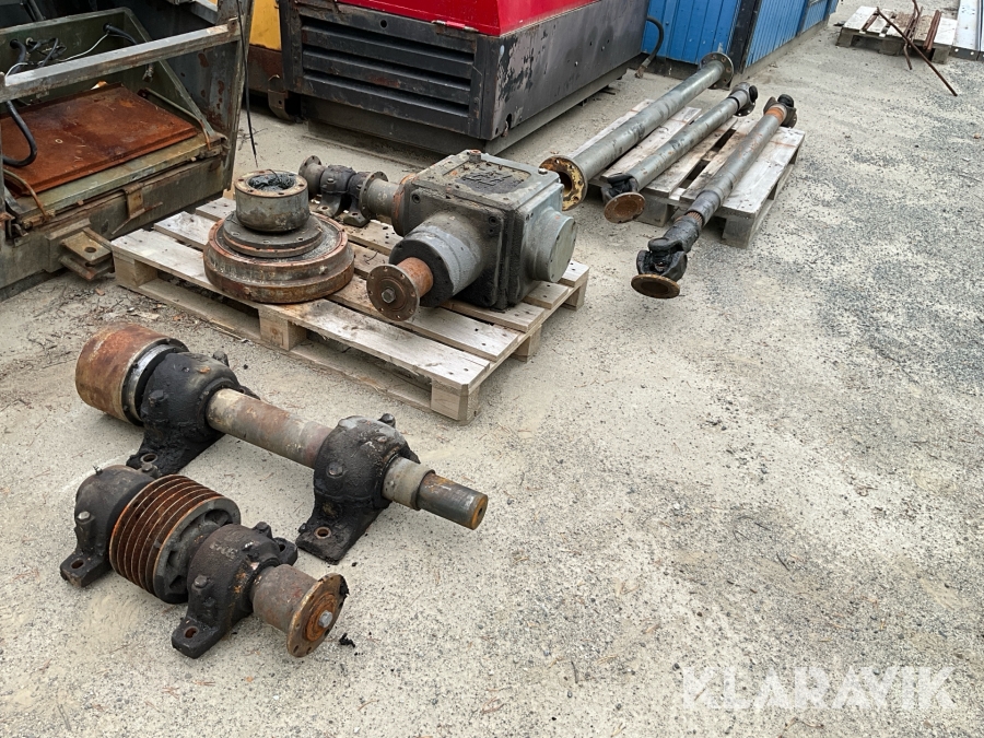 Vinkelväxel kardan och drivaxel